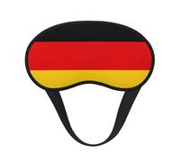 German Flag Print Sleep Mask for Side Sleepers Cup-Shaped Blackout Eye Mask Shades Cover for Men and Women