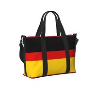 German Flag Print Travel Hand Bag Women Lightweight Tote Foldable Daily Weekend Trips Gym Vacation