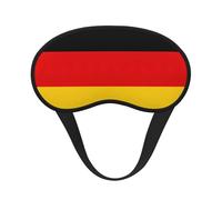 German Flag Print Unisex Blackout Sleep Mask Comfortable Eye Mask for Travel Meditation Sleep Travel