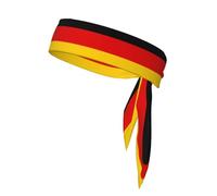 German flag Printed sport Headband Unisex â€“ Adjustable Elastic Sweat Band for Fitness, Sports & Running