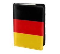 German Flag Printing Passport Holder For Travel Must Have,Passport Cover Case For Travel Accessories For Women Men, Black, One Size
