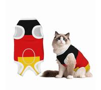 German Flag Recovery Suit for Dogs Cats After Surgery,Pet Recovery Shirt, Dog Onesies Pet Surgery Recovery Suit