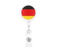 German Flag Retractable Badge Holder Convenient and Durable for Offices Schools and Hospitals Use