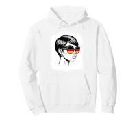 German Flag Sunglasses National Pride Travel Pullover Hoodie