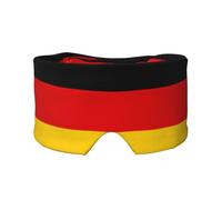 German Flag Unisex Side Sleeping Headband, Sleeping Eye Mask and Ear Muffs, (26.8 * 4.3 inches), Indoor and Outdoor Travel Yoga Adjustable Comfort Eye and Ear Muffs,