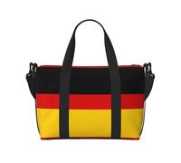 german flag Versatile Personal Item Travel Bags for Women - Spacious Duffel Bags for Traveling, Gym Bags for Men, Black, One Size