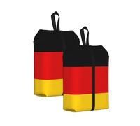 German Flag Water Resistant Travel Shoe Bag with Handle for Suitcase Sneakers Boots Gym 2PCS