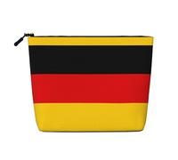 German Flag Waterproof Large Capacity with Zipper Travel Business Trip Home Multifunctional Makeup Bag Storage Bag Coin Purse