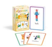 German for Everyone Junior First Words Flash Cards Book DK Multi One Size