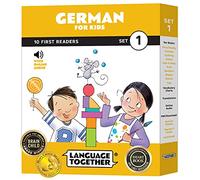 German for Kids: Beginner Learning Set of 10 First Reader Books with Online Audio and 100 Words: Learn German for Kids Ages 3-8, Set 1 by Language Together