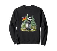German Forest with Badger Animal Costume Sweatshirt