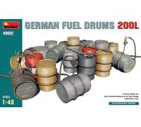 MiniArt Accessories German Fuel Drums 200L 1:48 Scale (49002)