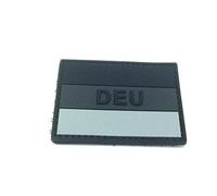 German Germany DEU Subdued Black Flag Airsoft PVC Patch