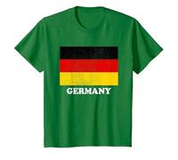 German Germany Flag Pride German Flag T-Shirt, Youth, Kelly Green, 3T