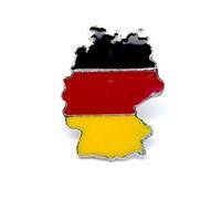 German Germany Shaped Flag Metal Cosplay Pin Badge Brooch