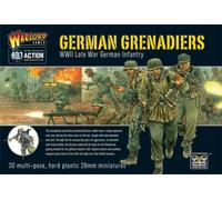 Warlord Games Plastic Miniatures – German Army Grenadiers, 28mm Highly Detailed Bolt Action WWII