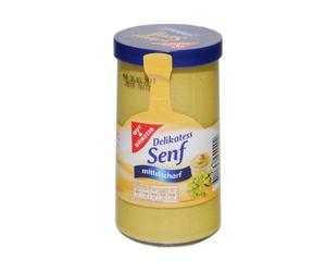German Gut & Günstig Delicatessen Mustard medium hot - 1 x 250 ml