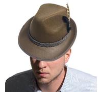 German Hats for Oktoberfest - Non-Woven Masquerade Hat | Retro Oktoberfest Costume Accessory for Adults Halloween Masquerade Ball Role Play Party Stage Performance