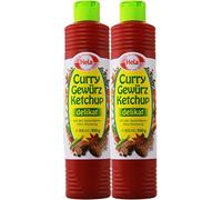 German Hela Delicate Spicy Curry Ketchup - 800 ml (Pack of 2)