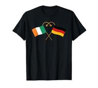 German Heritage Germany Ireland Flag German Flag Value Graphic T-Shirt