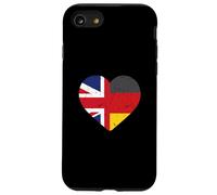 German heritage UK Germany British Flag German Flag Case for iPhone SE (2020) / 7/8