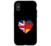 German heritage UK Germany British Flag German Flag Case for iPhone X/XS