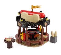 German Hot Dog Market Stand | Made with Genuine LEGO Parts | Instructions Included
