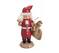 German incense smoker and Nutcracker Santa Claus, height 27 cm / 8 inch, orig...