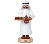 German incense smoker Arab with smoking coffeepot and 7 cups, height 27 cm / ...