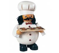 German incense smoker baker, height 14 cm / 6 inch, original Erzgebirge by Mü...