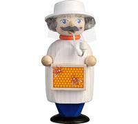 German incense smoker beekeeper, height 14 cm / 6 inch, original Erzgebirge b...