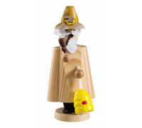 German incense smoker beekeeper, height 19 cm / 7 inch, original Erzgebirge b...