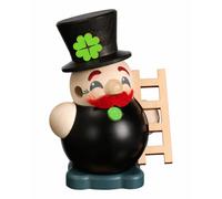 German incense smoker chimney sweeper, height 10 cm / 4 inch, original Erzgeb...