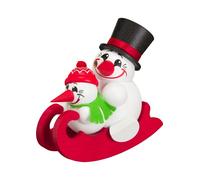 German incense smoker Cool-Man with sleigh, height 12 cm / 5 inch, original E...