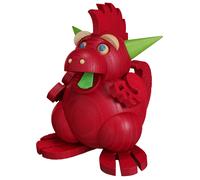 German incense smoker dragon, height 12 cm / 5 inch, original Erzgebirge by S...