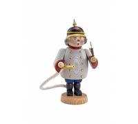 German incense smoker firefighter, height 20 cm / 8 inch, original Erzgebirge...