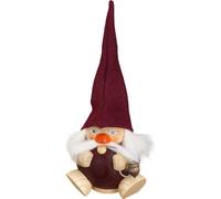 German incense smoker forest dwarf, height 19 cm / 8 inch, original Erzgebirg...