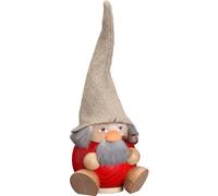 German incense smoker forest dwarf raspberry red, height 19 cm / 8 inch, orig...