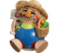German incense smoker gardener, height 12 cm / 5 inch, original Erzgebirge by...