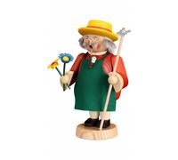 German incense smoker gardener, height 18 cm / 7 inch, original Erzgebirge by...