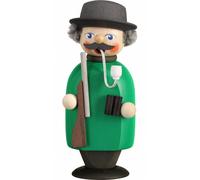 German incense smoker hunter, height 14 cm / 6 inch, original Erzgebirge by S...