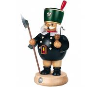 German incense smoker Miner, height 19 cm / 7 inch, original Erzg.. MU 16116 NEW
