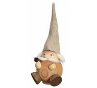 German incense smoker natural forest gnome, height 19 cm / 8 inch, original E...