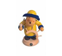 German incense smoker Sailor, height 16 cm / 6 inch, original Erzgebirge by M...