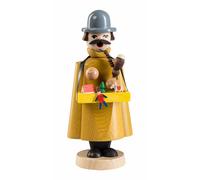 German incense smoker Salesman, height 18 cm / 7 inch, original Erzgebirge by...