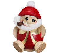 German incense smoker Santa Claus, height 11 cm / 4 inch, original Erzgebirge...
