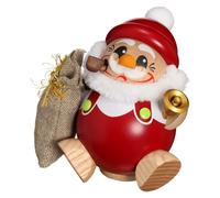 German incense smoker Santa Claus, height 11 cm / 4 inch, original Erzgebirge...