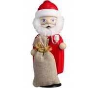German incense smoker Santa Claus, height 14 cm / 6 inch, original Erzgebirge...