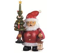 German incense smoker Santa Claus, height 16 cm / 6 inch, original Erzgebirge...