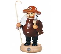 German incense smoker Shepherd, height 19 cm / 7 inch, original Erzgebirge by...